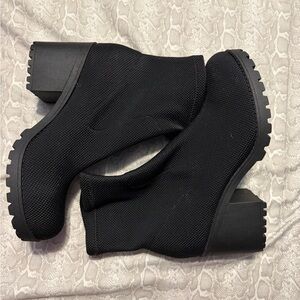 Dirty Laundry Black Heeled Boots